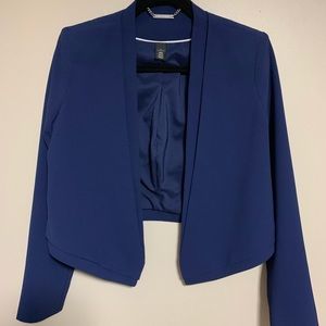 WHBM Navy Blue Suit Jacket